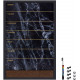 Navaris Πίνακας Εβδομαδιαίου Χρονοδιαγράμματος με Μαγνητικό Πίνακα και Πίνακα από Φελλό - Black Marble - 53029.01.6