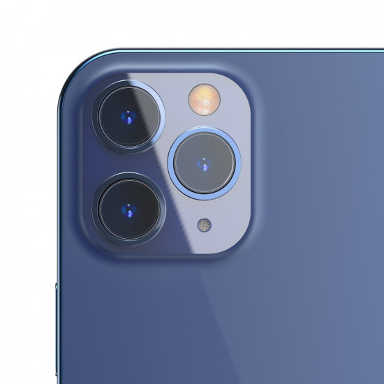Baseus iPhone 12 Pro / iPhone 12 Pro Max Gem Camera Lens 3H 0.25mm Προστατευτικό Φιλμ για την Κάμερα - 2 Τεμάχια - Διάφανο - SGAPIPH61P-JT02