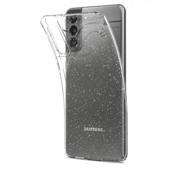 Spigen Samsung Galaxy S21 Liquid Crystal Θήκη Σιλικόνης - Glitter Crystal
