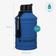 Navaris Μπουκάλι Νερού από Ανοξείδωτο Ατσάλι - BPA Free - 2.2 L - Blue - 51084.04