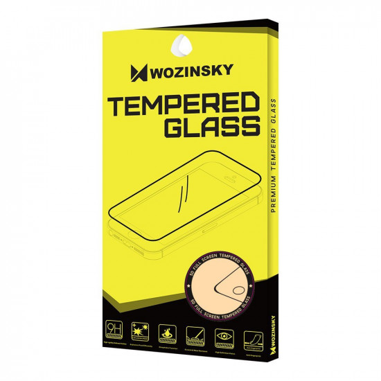 Wozinsky iPhone 11 / iPhone XR 9H Case Friendly Full Screen Full Glue Tempered Glass Αντιχαρακτικό Γυαλί Οθόνης - 2 Τεμάχια - Black