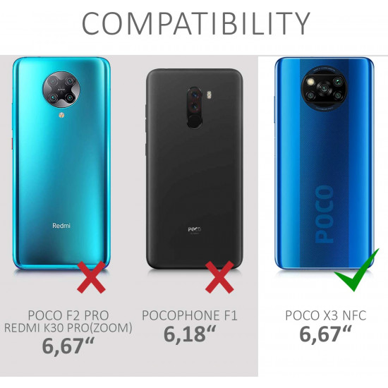 KW Xiaomi Poco X3 NFC Θήκη Σιλικόνης TPU - Διάφανη - 53880.03