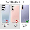 KW Samsung Galaxy S21 Plus Θήκη Σιλικόνης TPU - Light Blue Matte - 54065.58