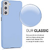 KW Samsung Galaxy S21 Plus Θήκη Σιλικόνης TPU - Light Blue Matte - 54065.58