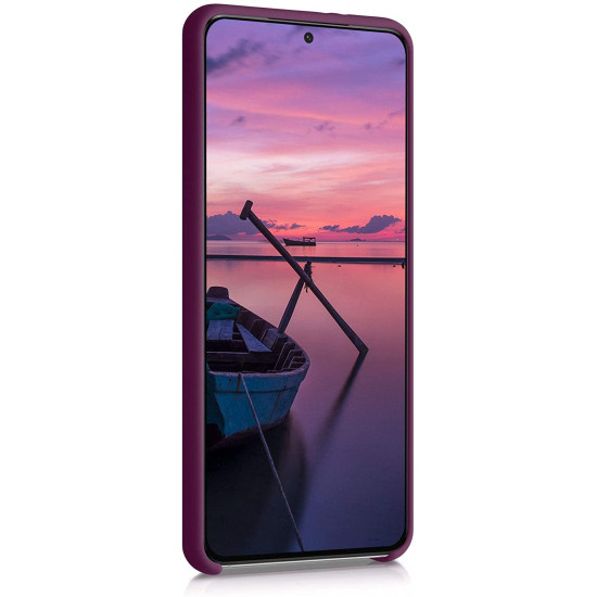 KW Samsung Galaxy S21 Θήκη Σιλικόνης Rubber TPU - Purple - 54056.187