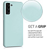 KW Samsung Galaxy S21 Plus Θήκη Σιλικόνης Rubber TPU - Frosty Mint - 54066.200