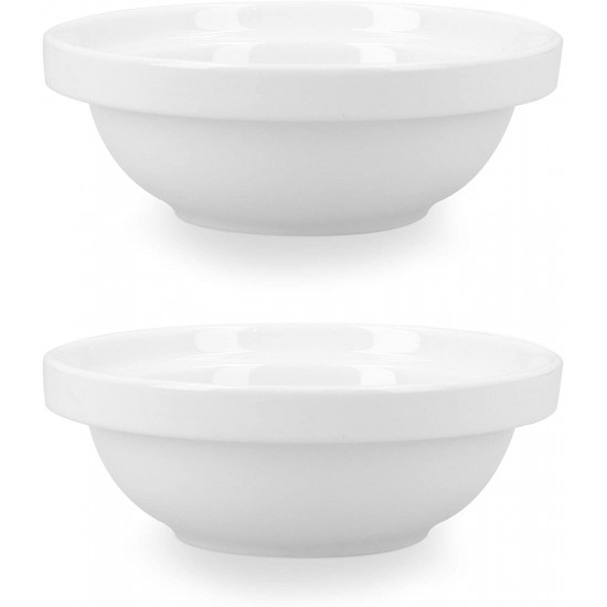 Navaris Cat Bowls - Σετ με 2 Κεραμικά Μπολ Φαγητού και Νερού - 600ml - White - 51398.04