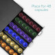 Navaris Capsule Holder - Κουτί Αποθήκευσης με 3 Συρτάρια για Κάψουλες Nespresso / Βάση για Καφετιέρα - Black - 47364.02