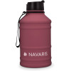 Navaris Μπουκάλι Νερού από Ανοξείδωτο Ατσάλι - BPA Free - 2.2 L - Bordeaux - 51084.26