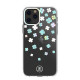 Kingxbar iPhone 12 / iPhone 12 Pro Lucky Series Σκληρή Θήκη με Swarovski Crystals - Clover - Διάφανη