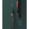 Kingxbar iPhone 12 / iPhone 12 Pro Refreshing Series Θήκη με Επένδυση Συνθετικού Δέρματος και Swarovski Crystals - Black