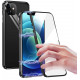 Wozinsky iPhone 12 / iPhone 12 Pro Μαγνητική Θήκη Full Body Front and Back με Screen Protector - Black / Διάφανη