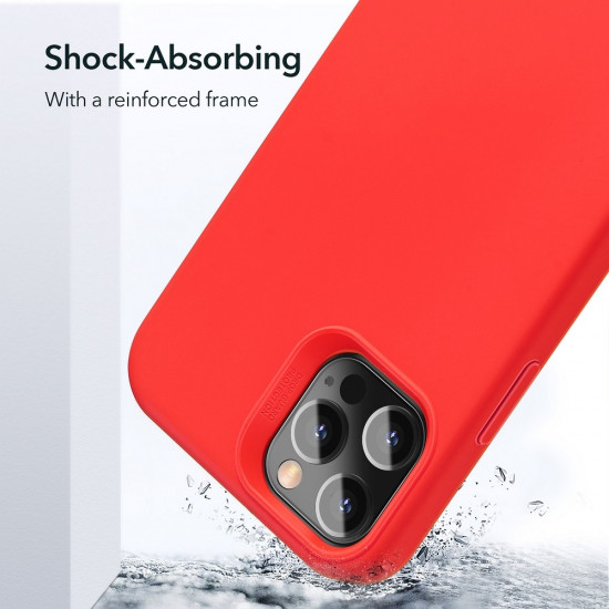 ESR iPhone 12 Pro Max Cloud Θήκη από Σιλικόνη - Red