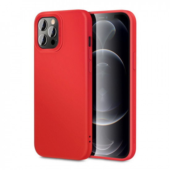 ESR iPhone 12 Pro Max Cloud Θήκη από Σιλικόνη - Red