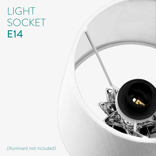 Navaris Desk Lamp Επιτραπέζιο Φωτιστικό - Ανανάς - 35cm - Silver / White - 49150.67.02