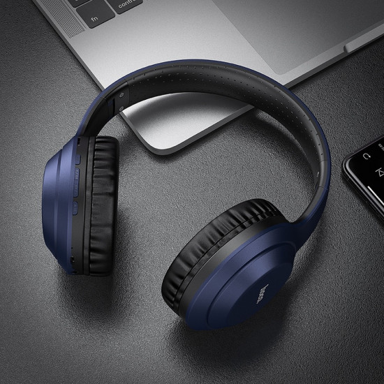 Hoco W30 Fun Move Wireless Headphones Ασύρματα Bluetooth 5.0 Ακουστικά - Blue