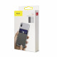Baseus Back Stick Silicone Card Bag - Θήκη Σιλικόνης για Κάρτες - Dark Grey - ACKD-A0G