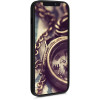 KW iPhone 12 Pro Max Θήκη από Φυσικό Ξύλο Design Travel Outline - Dark Brown - 52736.02