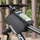Wozinsky Bike Front Storage Bag - Universal Τσάντα Αποθήκευσης για Ποδήλατο 1,5L - Black - WBB7BK