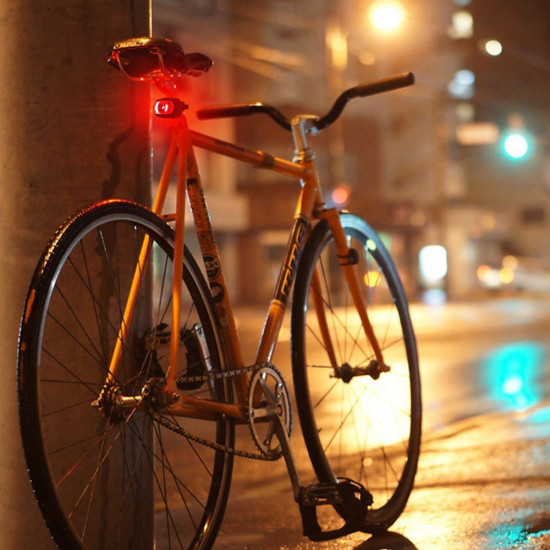 Wozinsky Rear Bicycle Lamp Light - Επαναφορτιζόμενο Οπίσθιο Φως Ποδηλάτου - Black - WRBLB1