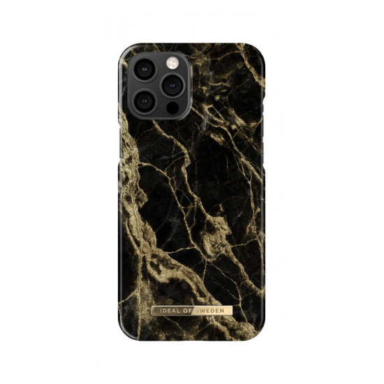 iDeal Of Sweden iPhone 12 Pro Max Σκληρή Θήκη - Golden Smoke Marble - IDFCSS20-I2067-191