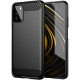 OEM Xiaomi Poco M3 Θήκη Rugged Carbon TPU - Black