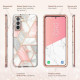 i-Blason Samsung Galaxy S21 Cosmo Σκληρή Θήκη με Πλαίσιο Σιλικόνης χωρίς Προστασία Οθόνης - Marble