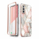i-Blason Samsung Galaxy S21 Plus Cosmo Σκληρή Θήκη με Πλαίσιο Σιλικόνης χωρίς Προστασία Οθόνης - Marble