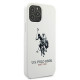 US Polo iPhone 12 Pro Max Silicone Collection Θήκη Σιλικόνης - White - USHCP12LSLHRWH