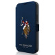 US Polo iPhone 12 Pro Max - Embroidery Collection Θήκη Βιβλίο Stand - Navy - USFLBKP12LPUGFLNV