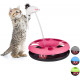Relaxdays Παιχνίδι Γάτας με Ποντίκι - Pink - 4052025945299