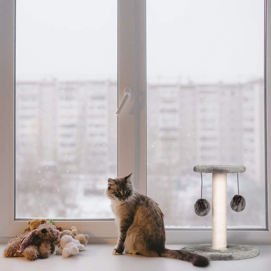 Relaxdays Ονυχοδρόμιο για Γάτες - 29,5 x 26,5 cm - Grey - 4052025916954