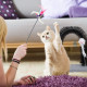 Relaxdays Αψίδα για Ξύσιμο για Γάτες με Παιχνίδι Ποντίκι - 33 x 35 x 24,5 cm - Grey - 4052025920302