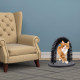 Relaxdays Αψίδα Περιποίησης και Μασάζ για Γάτες - 38 x 36 x 28,5 cm - Black - 4052025239596