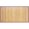 Relaxdays Χαλάκι Μπάνιου από Μπαμπού - 80 x 45 cm - Brown - 4052025944919