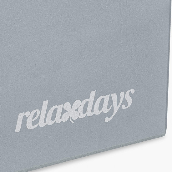 Relaxdays Σετ με 2 Μαξιλάρια Yoga - Grey - 4052025900960