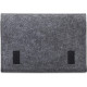 Relaxdays Bed Pocket Τσέπη Organiser Κρεβατιού με Πιάστρα Velcro - Dark Grey - 4052025898373
