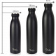 Milu T5 Stainless Steel Μπουκάλι Θερμός από Ανοξείδωτο Ατσάλι για Ζεστά και Κρύα Ροφήματα - 750ml - Black Matt - 6468