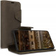 Kalibri Samsung Galaxy S21 Plus Θήκη Πορτοφόλι Stand από Γνήσιο Δέρμα - Brown - 54072.05