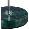 Relaxdays Μεταλλικό Stand Κοσμημάτων με Μαρμάρινη Βάση - Green / Silver - 4052025330170