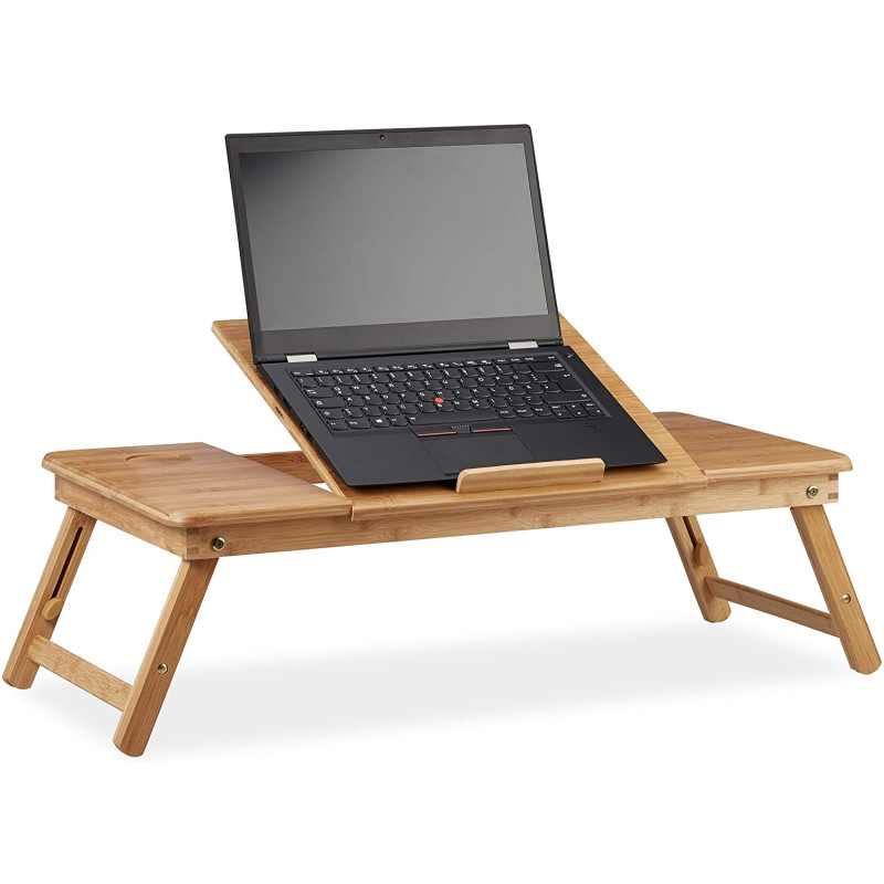 Relaxdays XL Ξύλινη Βάση Στήριξης Laptop με Ρυθμιζόμενο Ύψος και Συρτάρι - Natural - 4052025222185 Relaxdays XL Ξύλινη Βάση Στήριξης Laptop με Ρυθμιζόμενο Ύψος και Συρτάρι - Natural - 4052025222185
