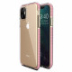 OEM Samsung Galaxy S21 Ultra Spring Case Λεπτή Θήκη Σιλικόνης - Διάφανη - Light Pink