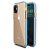 OEM Samsung Galaxy S21 Plus Spring Case Λεπτή Θήκη Σιλικόνης - Διάφανη - Light Blue
