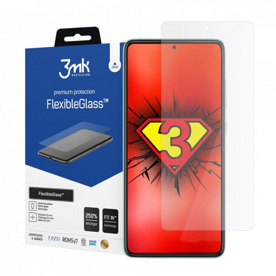 3MK Samsung Galaxy A52 / A52 5G / A52s 5G 0.30mm 7H Anti Fingerprint Flexible Tempered Glass Ευλύγιστο Αντιχαρακτικό Γυαλί Οθόνης - Clear