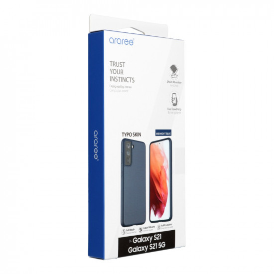 Araree Samsung Galaxy S21 Typoskin Θήκη Σιλικόνης - Midnight Blue
