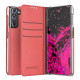 Araree Samsung Galaxy S21 Mustang Diary Θήκη Βιβλίο - Tangerine Red