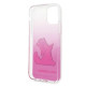 Karl Lagerfeld iPhone 12 Pro Max - Choupette Fun Σκληρή Θήκη με Πλαίσιο Σιλικόνης - Pink - KLHCP12LCFNRCPI