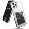 Ringke iPhone 12 Pro Max Fusion Σκληρή Θήκη με Πλαίσιο Σιλικόνης - Design New York - Black / Διάφανη