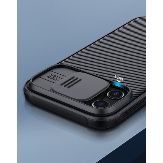 Nillkin iPhone 12 / iPhone 12 Pro CamShield Σκληρή Θήκη με Κάλυμμα για την Κάμερα - Black