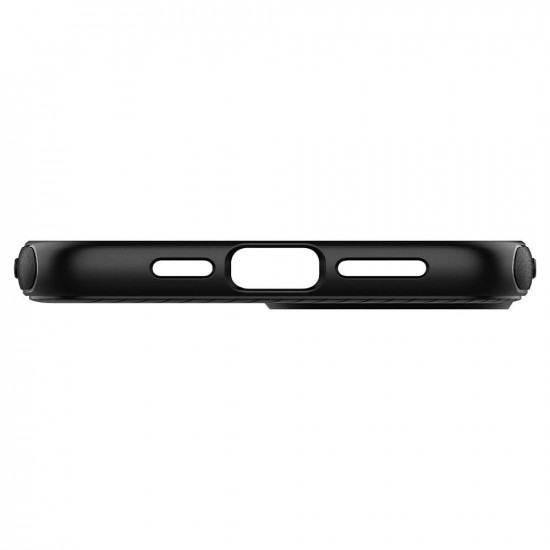 Spigen iPhone 12 / iPhone 12 Pro Mag Armor Σκληρή Θήκη Aramid Fiber με MagSafe - Black